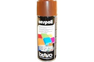 NESPOLI Aérosol peinture professionnelle marron brun 400 ml