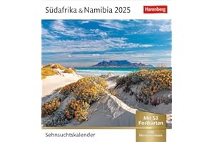 Südafrika & Namibia Sehnsuchtskalender 2025 - Wochenkalender mit 53 Postkarten: Wochen-Kalender zum Aufstellen für Urlaubsfeeling zu Hause. ... zum Aufhängen (Sehnsuchtskalender Harenberg)