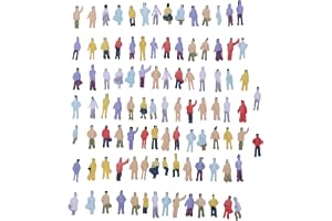 Nya 100 figurer med målad människor skala N (1 till 150)