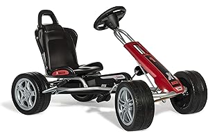 Ferbedo Go X-Racer (Gokart/Kart in rot-schwarz mit Kunststoffreifen, ab ca. 3-8 Jahre) 104000