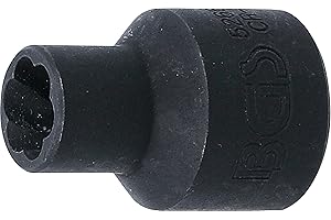BGS 5266-10 | Llave de vaso de perfil en espiral / extractor de tornillos| entrada 12,5 mm (1/2") | 10 mm
