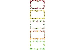 EAST-WEST TRADING GMBH Confiture «graines de fruits «- lot de 250 etiquettes a fruits-design ideal pour les bocaux de confiture, etc.