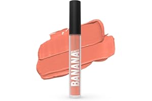 ‎BANANA BEAUTY Banana Beauty Semi Matte Liquid Lipstick mit 10h Halt (Peach me/nudefarbener Pfirsich-Ton) – Lippenstift matt für volle Lippen – Schutz vor Austrocknen & intensives Volumen
