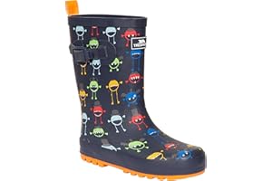 Trespass Kids Welly Boot Wellies Adjustable Buckle Puddle