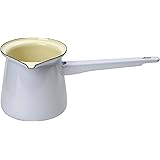 Vintage Home 400 ml Enamelware Turkish Coffee Pot, Dove