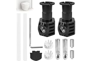 iKALULA WC Befestigungsset für Wandhängende Toiletten, Intelligentes WC-Befestigungsschraubenset, Universal-Befestigungsschrauben-Set für Wand-WC, WC Anschluss Set, für Wandhängende Toilette