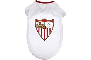 SEVILLA FÚTBOL CLUB SEVILLA CF - Camiseta para Perro o Gato, 7 Tallas Disponibles, Equipación del Equipo, Talla L, Calidad Alta, Producto Oficial (CyP Brands)