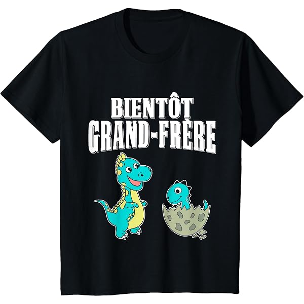 T-shirt Annonce Grand Frère - Cadeau Original Grossesse Pour Enfant
