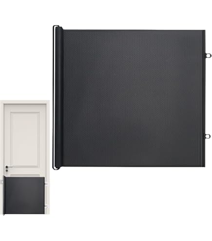 Einziehbares Treppengitter Für Hunde - Netzbarriere Ohne Bohren