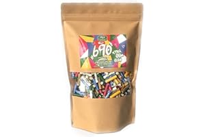 HIGH-HORUS PURIZE 690 Filtro ai carboni attivi XTRA Slim Size 6 mm colori misti in sacchetto