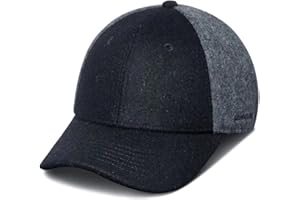 GADIEMKENSD Caps for Baseball Wool Fabric Structured Hat Autumn Winter Unisex