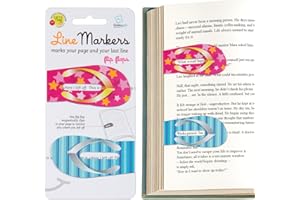 GIFTS FOR READERS & WRITERS Set de 2 Marque-Page Linemarker | Set de Signets Magnétiques | Marqueurs de Page Aimantés | Clip Marque-Page | Idée Cadeau pour les Lecteurs