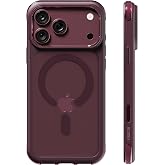 URUCHI GM Air iPhone 18 Pro / 17 Pro ile Uyumlu Manyetik Şeffaf Kılıf, Sert Kristal Arka + Yumuşak Silikon Kenar, Airbag K&ouml;şe