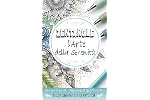 Zentangle l'Arte della Serenità: Taccuino di schizzi - Allenamento per principianti - Rilassamento e Creatività
