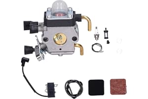 FDIT Kit de filtro de combustible de bobina de encendido de carburador para STIHL FS80R FS85 FS80 HS80 HT75 HS75 HS85 KM85 piezas de repuesto para cortacésped