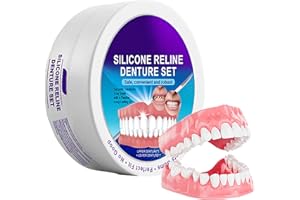 JAYASU Bikenda Silikonski Set, Bikenda Zahnersatz, Silicone Reline Denture Set, Bikenda Silikon Zahnersatz, Silikon Zahnprothesen, Silikon Reline Zahnersatz Set (1 Stück)