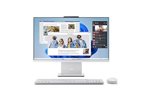 Lenovo IdeaCentre AIO 27IRH9 - Ordinateur de Bureau Tout-en-Un 27" FHD (Intel Core i5-13420H, 16Go RAM, 1To SSD, Graphique Intel UHD Intégrée, Windows 11 Home) Clavier AZERTY et Souris USB - Gris