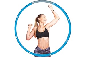 ‎FITLEAP Fitleap Hula Hoop Fitness und Massage, Hula Hoop Reifen für Erwachsene und Kinder, 8 Segmente Abnehmbarer Hula Hoop Reifen