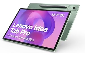 Lenovo Idea Tab Pro – Tablet 12.7" 3K (MediaTek Dimensity 8300, 8 GB RAM, 256 GB UFS 4.0, 144 Hz, Wi-Fi 6E, Bluetooth 5.3, Android 14) Verde - Incluye Pen