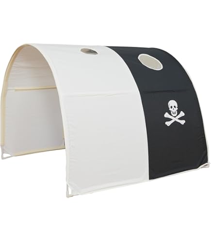 Tenda Da Letto Stelle Grigia E Bianca | Per Bambini | Con Tasca Interna - Foto 7