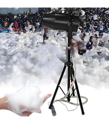 Machine à Mousse Extérieure DJ Puissante Fête Machine à Mousse à Jet 1800w/ Fête En Mousse Canon