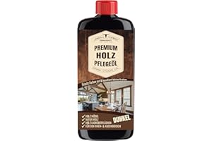 Möbelpolitur Holz dunkel zur Holzpflege | Holzöl dunkel schützt & pflegt als Holzpflege Öl & Holzpolitur | Premium Möbel Öl zur Pflege als Möbelpflege Holz für innen & außen | URBAN FOREST