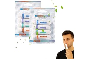 GZGRYTRC 8PCS Nasal Inhaler, Portable Nasal Sticks for Quick Refreshment and Nasal Congestion Relief, Ideal for Office Workers, Students, and Travelers, 4g Each