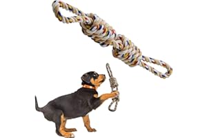 Starlight Baby Tough Rope Chew Toy, 33inch Dog Rope Toys for Tug of War Dog Pull Rope Teeth Cleaning