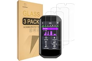 Mr.Shield 3-pack Härdat Glas skärmskydd för Garmin Edge 1050 | 9H hårdhet, Reptålig, kristallklar HD, responsiv touch, inga luftbubblor