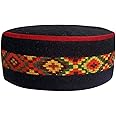 ARUNA KULLU HANDLOOM Himachali Kullu Patti Woolen Topi/Cap for Men & Women