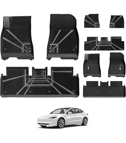 Rubber automatten Tesla Model Y 2020- - CK RTS03