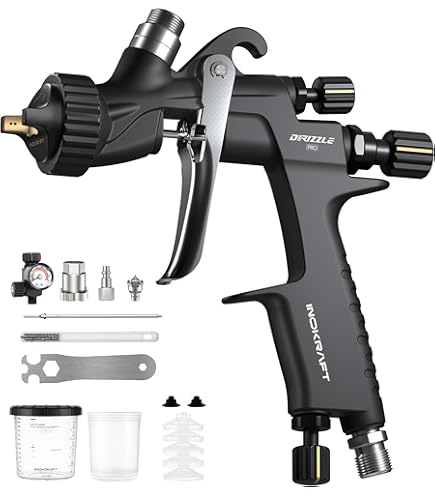 AB Tools -US Pro LVLP Gravity Feed Air Spray Paint Gun With 1.4mm