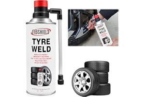 Silverchry Kit Repara Pinchazos, Sellador Dde Neumáticos 450Ml Kit Antipinchazos - Reparación Neumático Instantánea & Inflado Rápido, Repara Pinchazos Coche, Liquido Antipinchazos per Coche Moto Bici