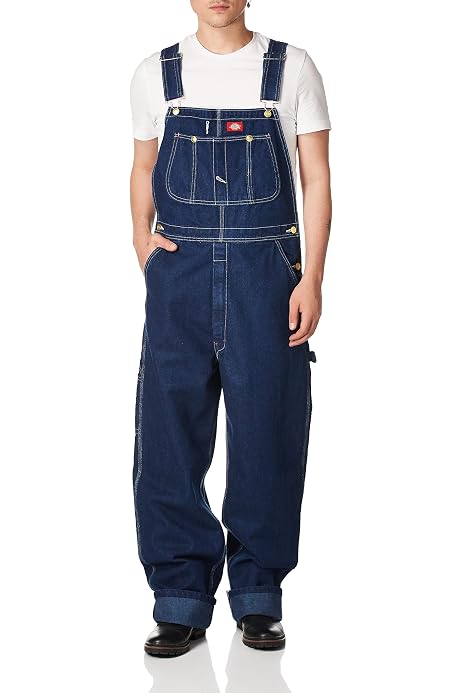 Dickies Men's Denim Rigid Bib Overalls 