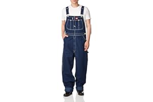 Dickies, Herren, Denim-Latzhosen-Overall, Indigo