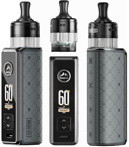 For VOOPOO Drag S2 Kit 60W Vape with 2500mAh Battery 5ML PnP X Pod  Cartridge Fit PnP X Coil Electronic Cigarette Vaporizer NO Nicotine (Sky  Blue) : Amazon.es: Electrnica
