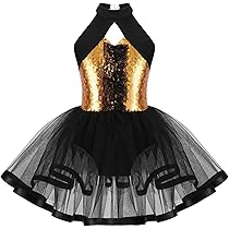Costume Da Balletto Per Bambina Con Paillettes Scintillanti, Gonna - Foto 4