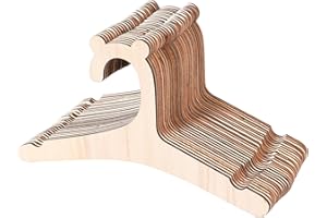 Oewnvmd Lot de 30 cintres en bois pour vêtements de - Pour vêtements de - Pour chambre d'enfant