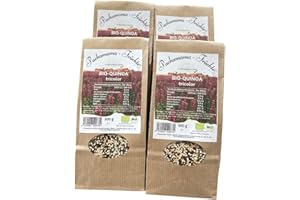 DTTRA 4 X 500g Quinoa tricolor bunt Bio aus Peru | Pachamama-Früchte | Vegan Superfood Glutenfrei