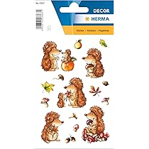 HERMA 15735 Stickers luiaard klein groot, 9 stuks HERMA 15735 Stickers luiaard klein groot, 9 stuks