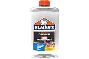 Elmer's Clear PVA Glue | 946 ml | Washable & Kid Friendly | Great for Making Clear Slime & Crafting
