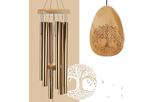 Astarin Campanelli a vento di simpatia per esterni con tono profondo, campanelli a vento commemorativi per la perdita della persona cara, in memoria campanelli a vento all'aperto come regalo