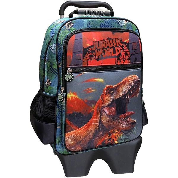 Jurassic World Rucksack Für Kinder – T-Rex Design, 31 Cm, Schwarz