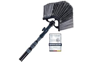 ‎NEUSTANLO Neustanlo | Eckbesen - Dachrinnenbesen mit Teleskopstange 410 cm ausziehbar mit Stiel | farblich Sortiert | ideal für Fassaden - und Dachrinnenreinigung