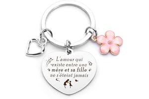 LXSAZP Cadeau Fete Des Meres Porte Clef Cadeau Maman Cadeau Anniversaire Maman Cadeau Pour Maman Cadeau Fête Des MèRes Idee Cadeau Maman Anniversaire Cadeau Jeune Maman Cadeau Belle Mere Cadeau Mere Original