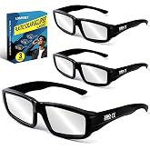 Lomvset Pack of 3 Eclipse Solar Glasses ISO 12312-2 Approved Plastic 2026 | CE Certification, UV/IR Protection, Mobile Filter