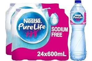 Nestlé Pure Life SODIUM-FREE Water, 24 x 600 ml