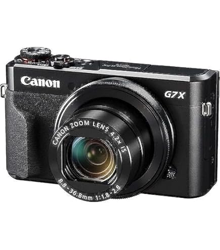Canon PowerShot G7X Mark II Earplug, 4 cm, Black, Black, 4 cm 