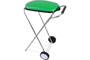 BigDean Deluxe Rollen Müllsackständer fahrbar mit Räder Automatik XL für 60 bis 120 L Gelber Blauer Sack Mülleimer Müllbeutelständer Müllsackhalter Abfallsackständer