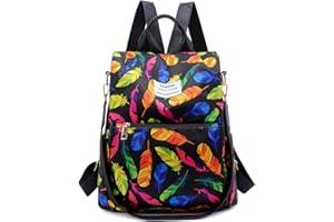 FANDARE Bolsos Mochila Mujer Bolsa de hombro Antirrobo Bolso Mochilas Tipo Casual Niña Bolsas Escolares Adolescente Daypacks para Outdoor Viaje 3 in 1 School Bag Impermeable Nylon
